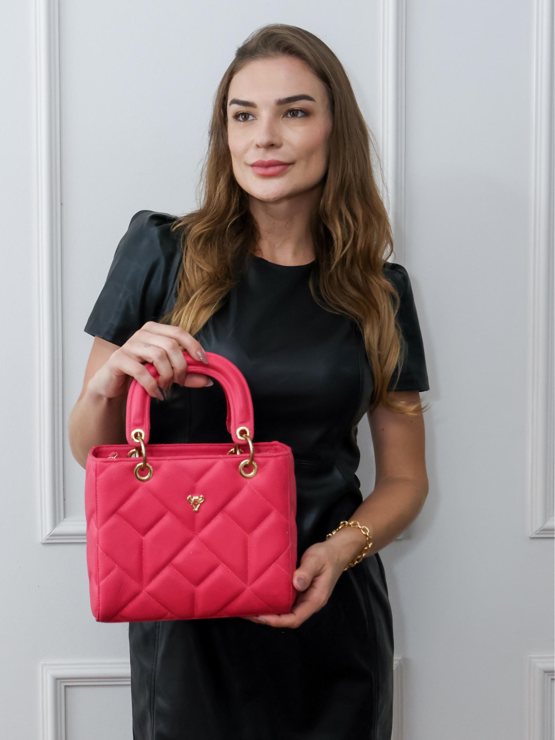 Exclusive Brazilian genuine leather tote/hand bag Sofia - Katie Leather