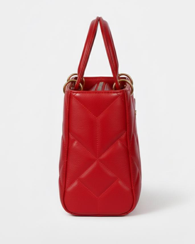 Red Exclusive Brazilian genuine leather tote/hand bag Sofia - Katie Leather