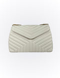 Off-White Elegant genuine Brazilian Leather handbag Vera - Katie Leather