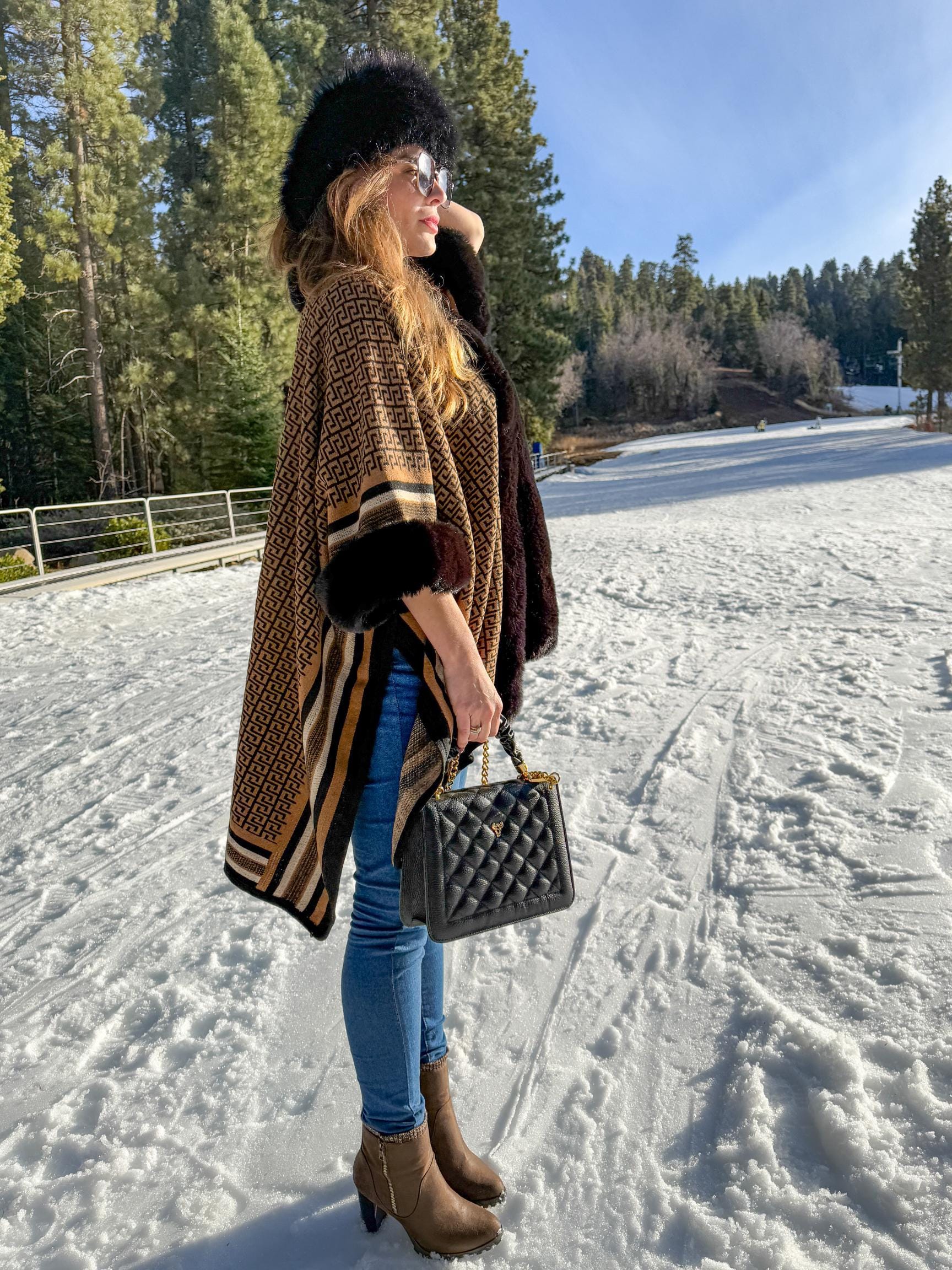 Antonella Brazilian Leather Handbag - Quilted Shoulder Bag