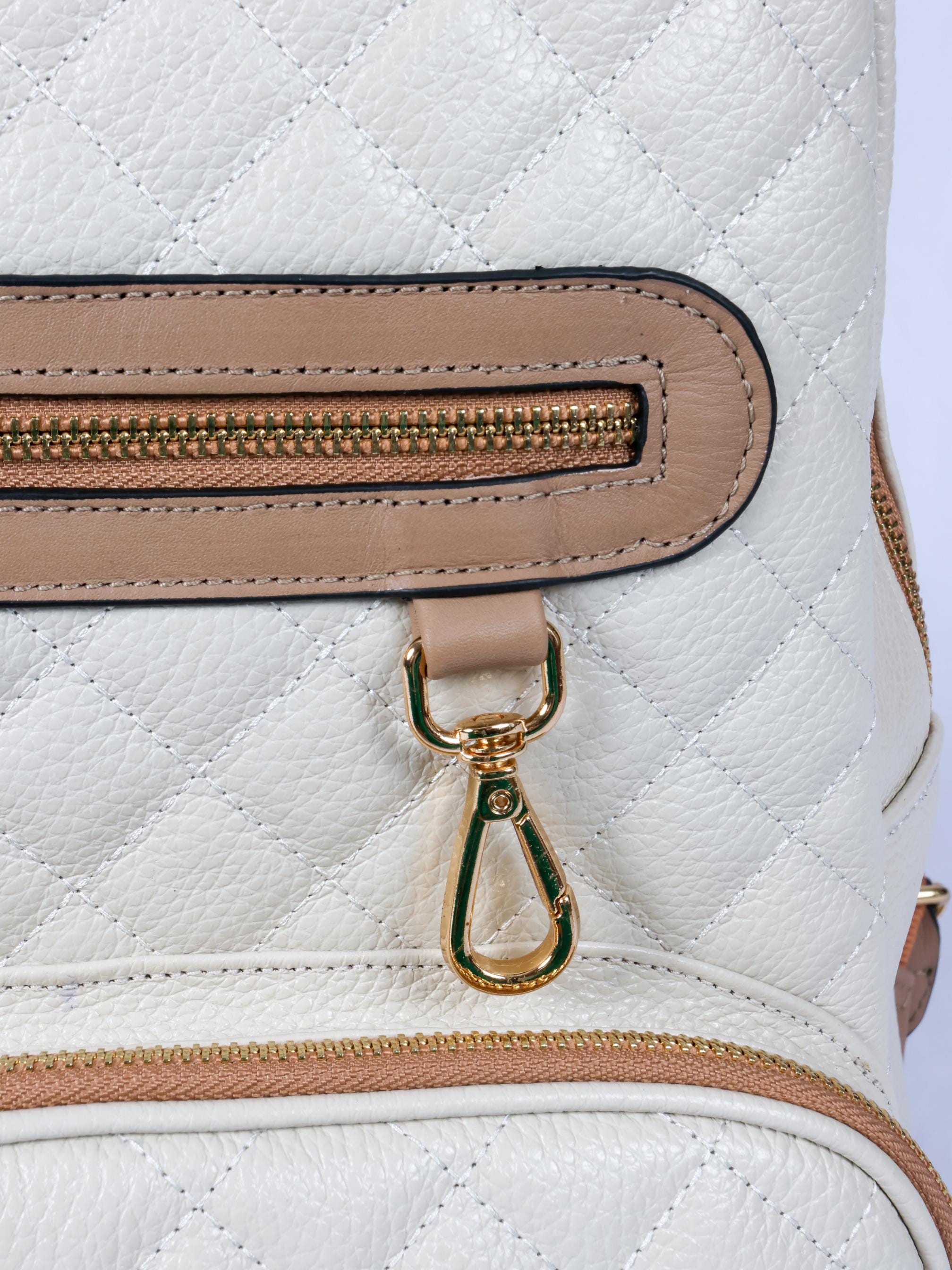 Brown Leather Backpack, Handmade Elegant Daypack