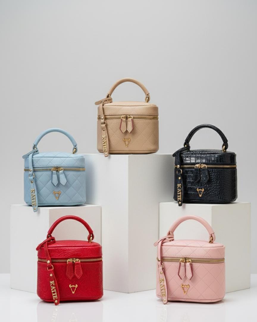 blue Matelassé Quilted Leather Handbag | Classic Structured Bag | Elegant Chain Strap Purse