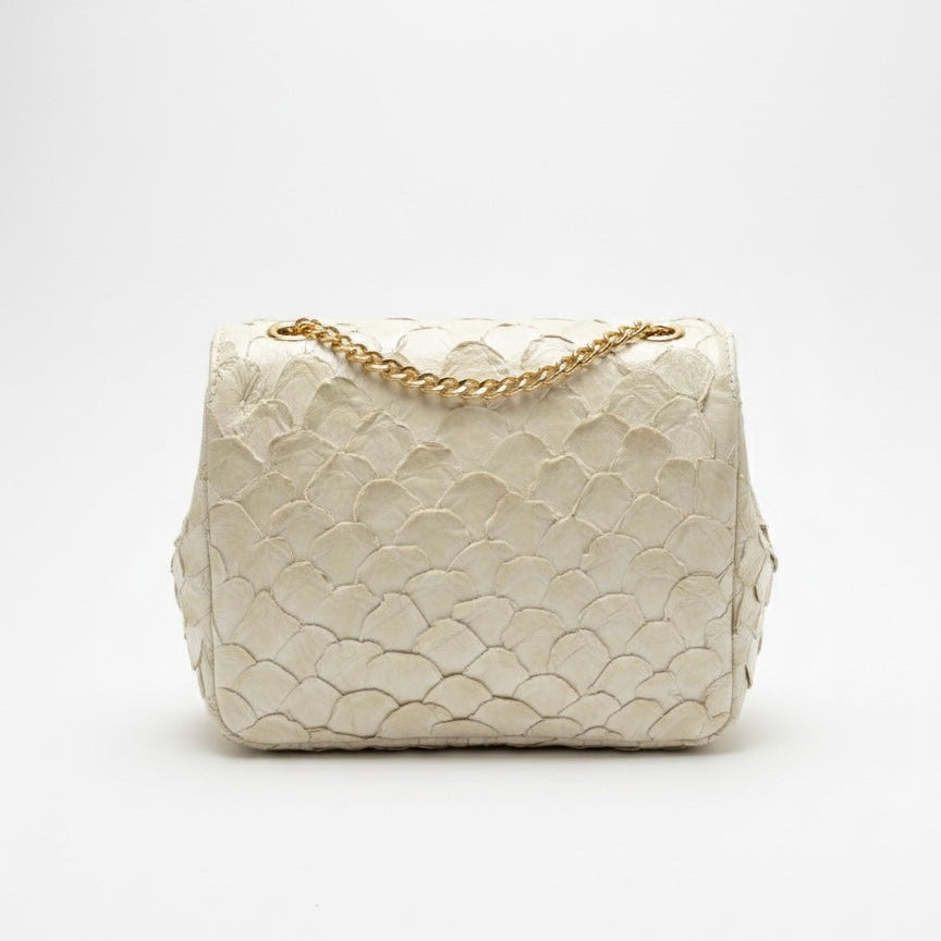 Aurora – Pearl Limited Edition Pirarucu Chain Bag
