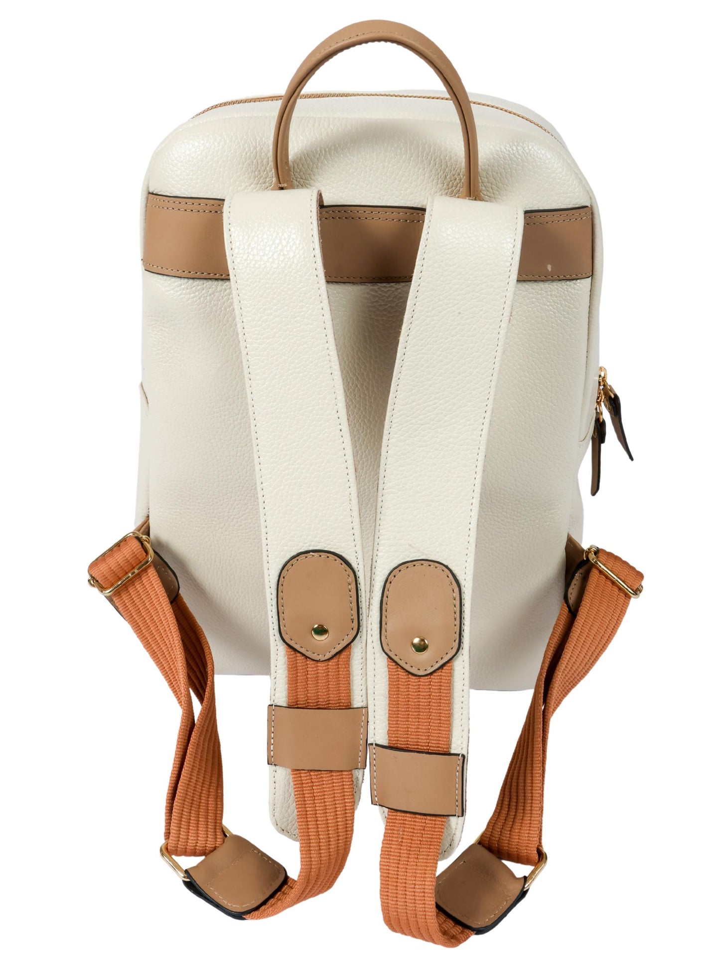 Brown Leather Backpack, Handmade Elegant Daypack