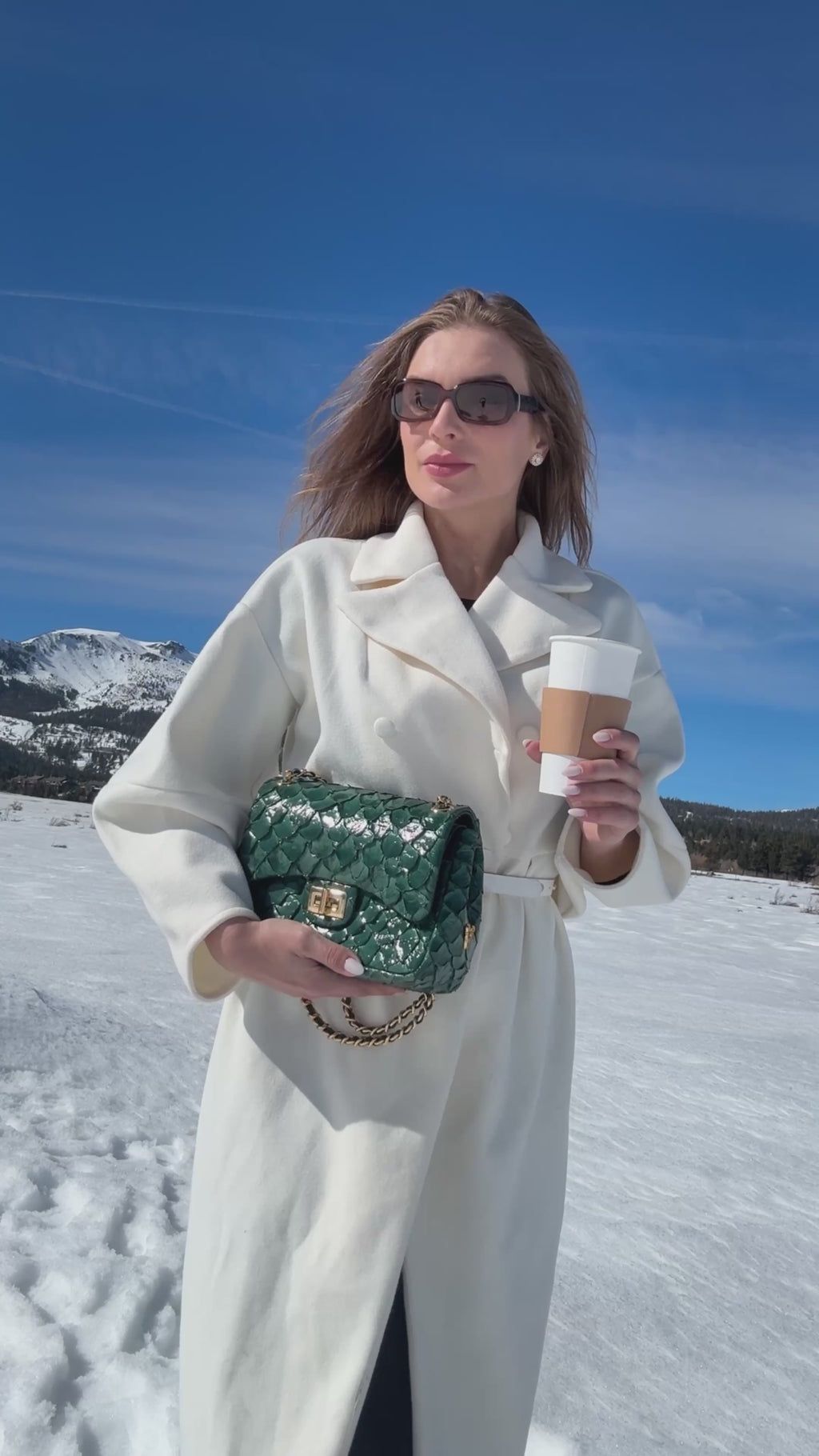 Black Brazilian Genuine Leather Bag – Elegant Quilted Crossbody with Timeless Parisian Style